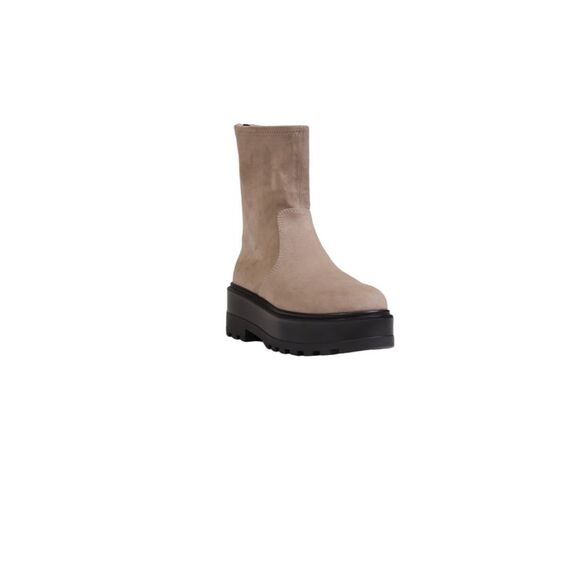 Calvin Klein Platform Ankle Boots KW0KW00326 Women Beige - Picture 2 of 3